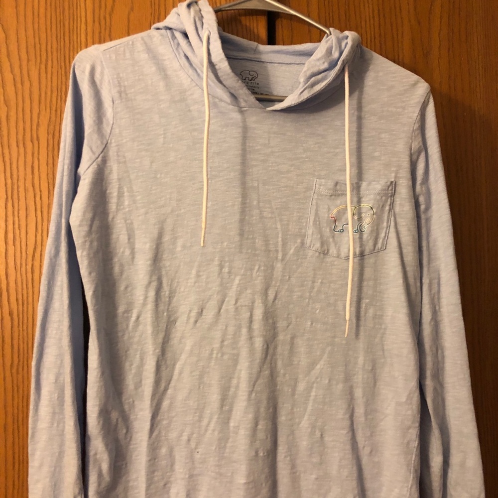 Ivory Ella hooded shirt - small